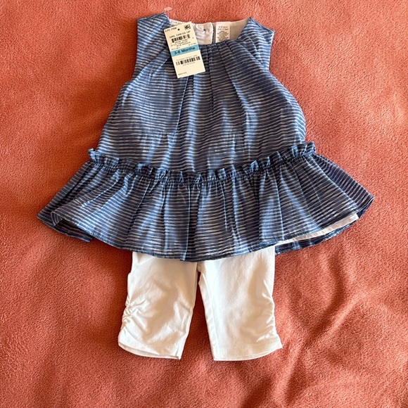 New with tags! First Impressions baby 2pc outfit. Size 3-6 month. - Picture 2 of 2
